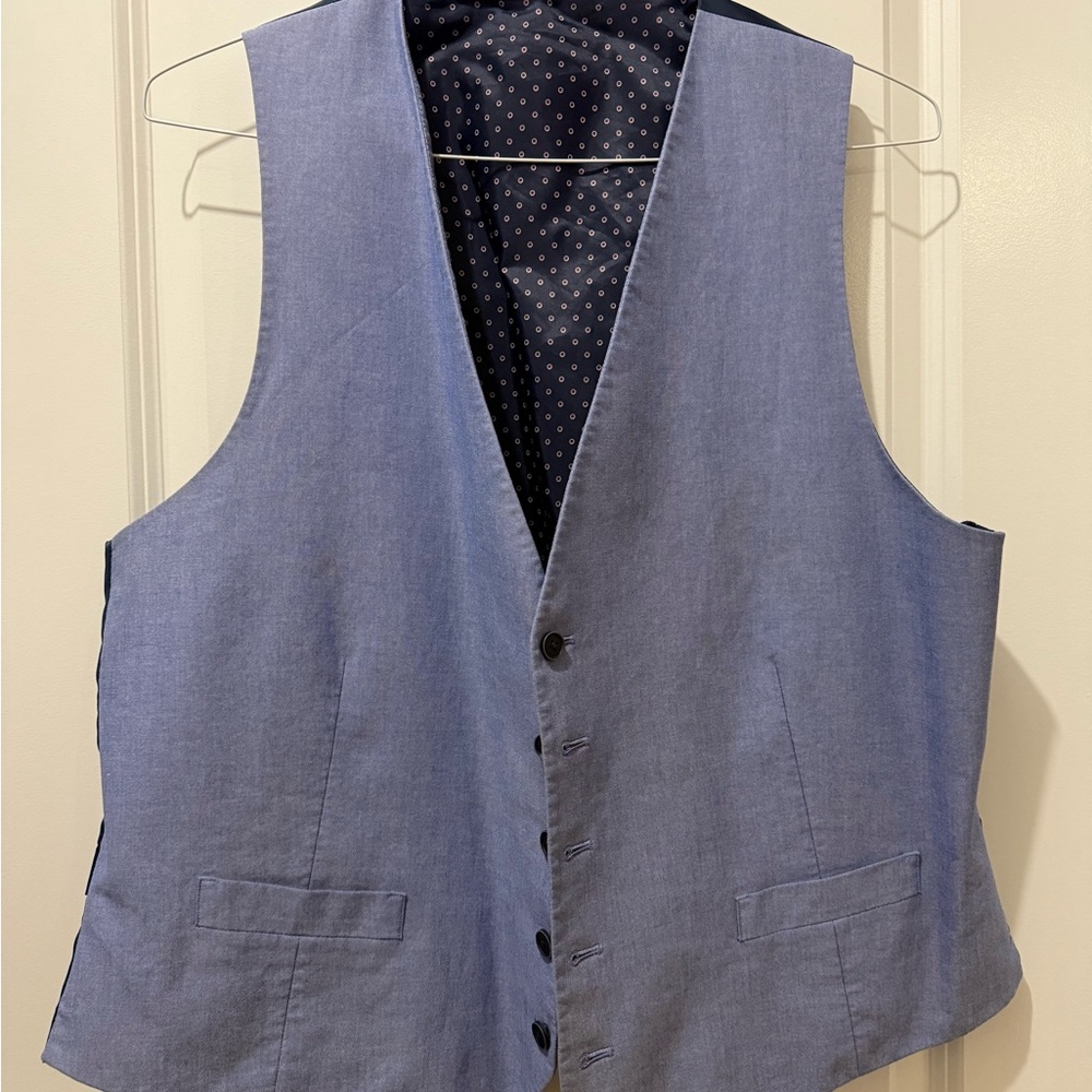 INC International Concepts Blue Men's Vest